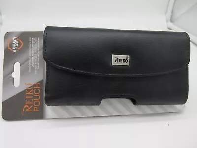 Hp102b-bk Reiko Extra Large Pouch Belt Loop Holster Cell Phone Case Universal • $12