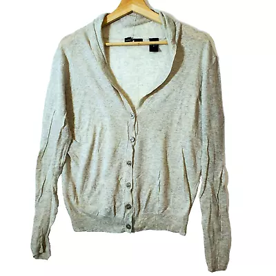 Moda International Victoria's Secret Thin Knit Cardigan Sweater SZ M Cotton • $8.50