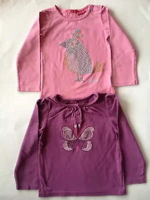 Two Pink And Purple Girl's Tops Age 2-4 • £4