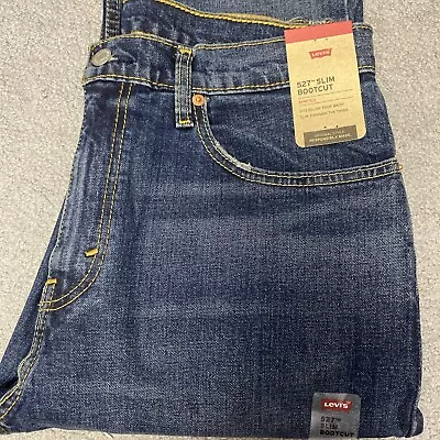 Men's Levi's 527 Slim Bootcut Medium Wash Jeans - Size 34 X 32 - Stretch • $35