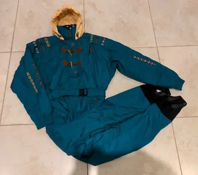 Vintage Obermeyer Ski Suit Womens One Piece Snowsuit Snow 80s Women's Size 14 • $149.95