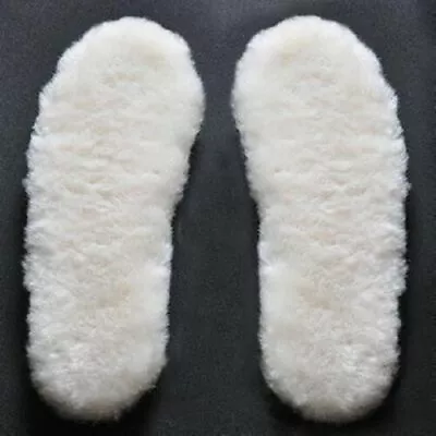 Genuine Sheepskin Insoles Thermal Winter Shearling Wool Boots Shoes Christmas US • $6.99