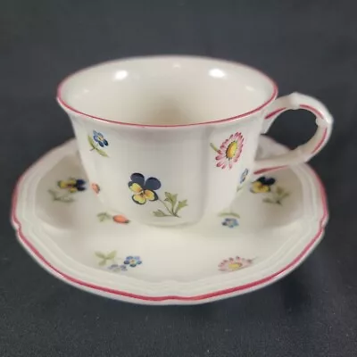 Villeroy & Boch Petite Fleur France Cappuccino Cup And Saucer Coffee Cup Tea Cup • $20.95