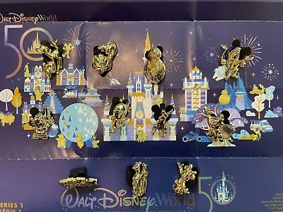 Walt Disney World 50th Anniversary Fab 50 Tiny Kingdom Mystery Pin Series 1 & 2 • $29.90