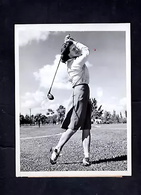 Babe Didrikson Zaharias Helen Lee Doherty Golf Tournament 1947 Press Photo Miami • $49.99