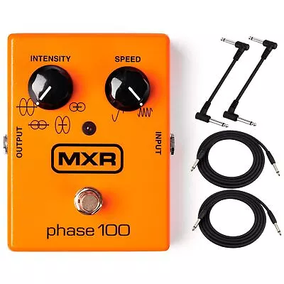 MXR M107 Phase 100 Phaser Effects Pedal With Cables • $152.99