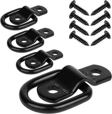 D Rings Tie Down Anchors Hooks For Trailer Truck 1/4 2400 Pound Capacity 4-Pack • $12.62
