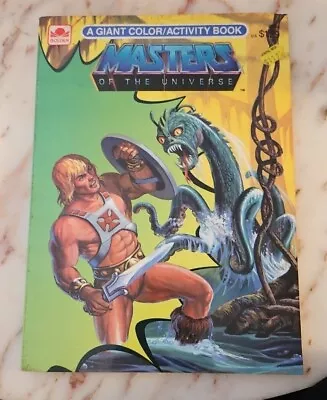 Masters Of The Universe 1985 Golden Coloring And Activity Book • $15