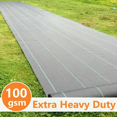 Heavy Duty Weed Control Fabric Anti Weed Membrane Garden Ground Sheet Cover Mat • £101.99