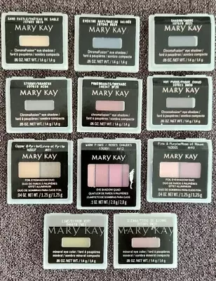 Mary Kay Discontinued MINERAL EYE COLORS-You Choose-Single/Duo/Quad NEW IN CASE • $8