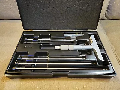 Mitutoyo 129-132 0 - 6  X .001  Micrometer Depth Gauge 4  Base MACHINIST TOOL • $125