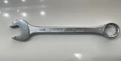 Thorsen Wrench 2022 C 11/16 Closed And Open End 12 Point Vintage 7  Made In USA • $9