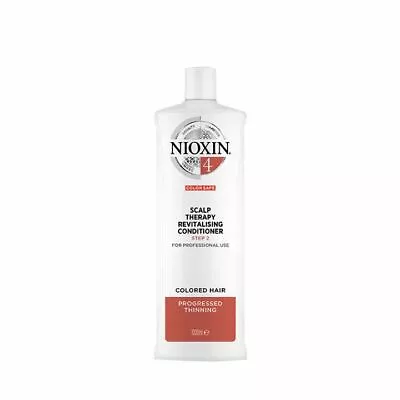 Nioxin System 4 Scalp Therapy Revitalizing Conditioner For Colored Hair 1000ml • $96.14