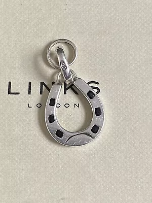 Links Of London Horseshoe Hallmarked Sterling Silver Charm • £25