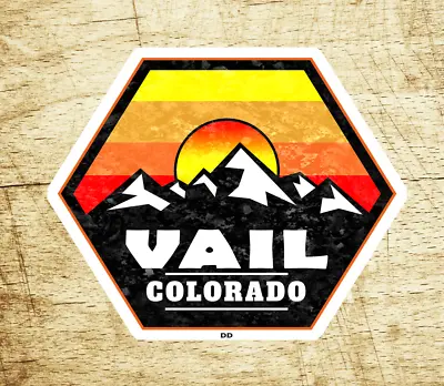 Ski Vail Colorado Decal Sticker 3.5  X 2.75  Skiing Snowboarding  • $5.29