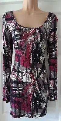 Cotton Club Abstract Dress Size M • £5