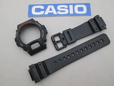 Genuine Casio G-Shock DW6600 DW6900 Black Resin Watch Band Bezel Plastic Buckle • $53.42