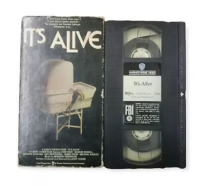 It's Alive VHS 1973 Offspring Baby Horror Occult Film R Larry Cohen John Ryan  • $9.99