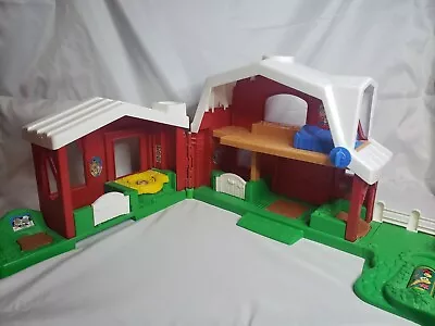 Fisher Price Little People Foldable Farm Barn #2149 Sounds Vintage 1999 Works • $37.15