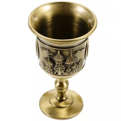  Vintage Metal Wine Glass Zinc Alloy Dinner Party Medieval Drinking Goblet • $8.08