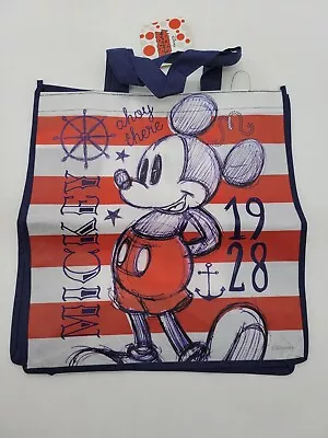 Disney Mickey Mouse 1928 Tote Bag-Polypropylene-13  X 13.5  X 7 -Brand New  • $12.82