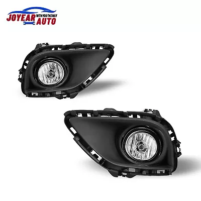 Fog Lights For 2013-2015 Mazda CX-9 Black Clear Projectors Driving Lamps Pairs • $49.99