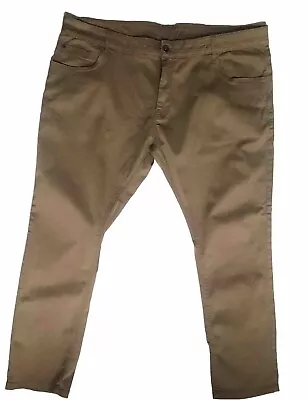 ZE ENZO 989 Men’s Cotton Trousers Size 42S Beige C171 • £9.95