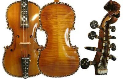 Deluxe Norwegian Fiddle 17  Viola8 STRINGS Handanger Concert Viola D'Amore • $1199