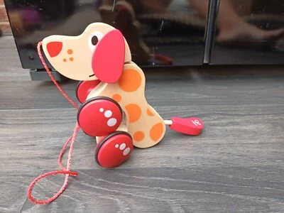 £11.50 • Buy Hape Pepe Wooden Pull Along Dog