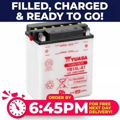 Yuasa YB14L-A1 Motorcycle Battery • £55.77