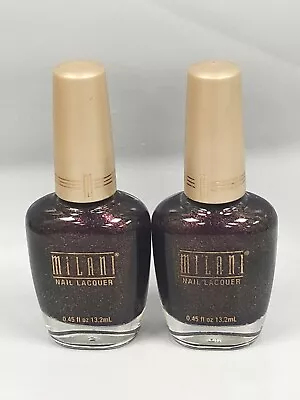 MILANI Nail Polish Lacquer # 119 Totally Cool .45 Oz Each 2 Pcs New!!! • $10.96