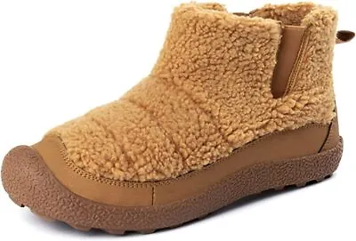 Womens Bootie Slippers Cozy Sherpa Memory Foam House Shoes Indoor Outdoor • $14.99