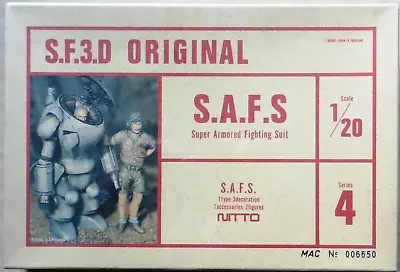 Nitto Super Armoured Fighting Suit SF3D 1/20 Scale Kit Maschinen Krieger SEALED • £40