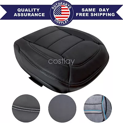 Front Driver Bottom Leather Seat Cover Black For 2012-2015 Mercedes Benz ML350 • $45.29