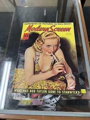 MAY 1938 MODERN SCREEN Movie Magazine ---CAROLE LOMBARD • $0.99