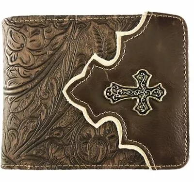 Cross Mens Wallet Western Bifold Style W090-55 Brown • $10.99