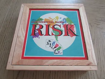 Milton Bradley 41631 Risk Nostalgia Game Series Wood Storage Box 2003 • $19.95