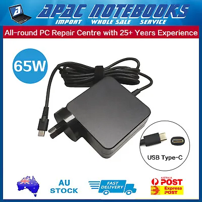 65W USB Type-C AC Adapter Charger For Lenovo ThinkPad E480 E485 E490 E490s • $38.10