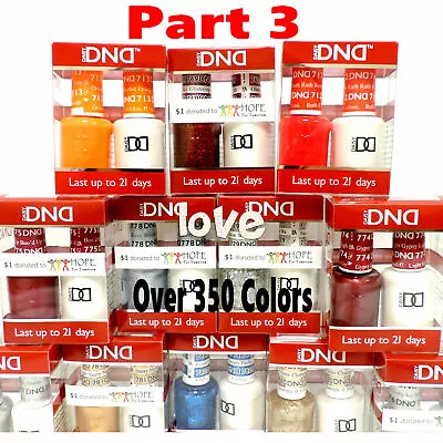 DND Daisy Gel Nail Polish 0.5oz Gel Color Duo (701 - 919) Choose Color Part 3 • $8.98