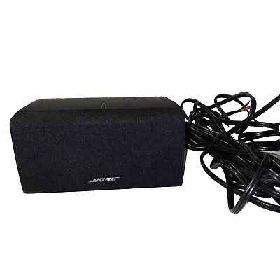 BOSE ACOUSTIMASS LIFESTYLE CENTER SPEAKER HORIZONTAL DOUBLE CUBE BLACK Cables • $69