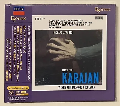 $79.99 • Buy Karajan ~ Strauss ~ Also Sprach Zarathustra ~ Esoteric SACD ~ SEALED!