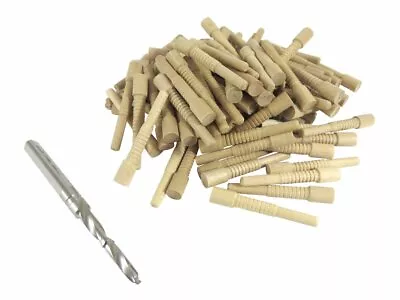 Miller Dowel Mini Starter Set With Stepped Bit And 100 Birch Dowels • $35.99