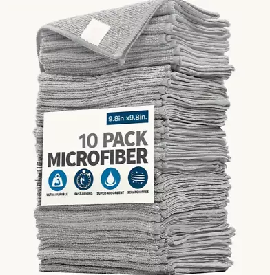 LOT BULK Microfiber Cleaning Cloth Towel Rag Car Polishing No Scratch Detailing • $9.25