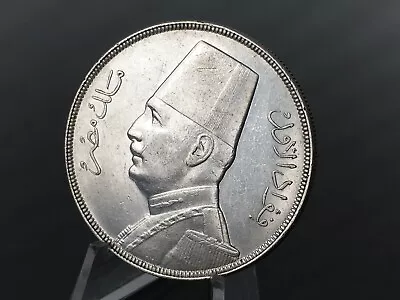 Egypt  20 Piastres King Fuad 1933 High Grade ( Cusa7 )  Rare • $199.99