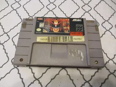 Original Super Nes Judge Dredd Game  • $8.99