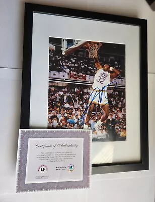 🔥🚨Karl Malone Utah Jazz Signed 8x10 Photo Framed LF COA Nice! • $199.99