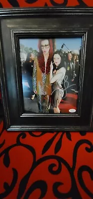 Framed Marilyn Manson & Rose McGowan 8x10 Photo SIGNED By ROSE W/ JSA COA TWIGGY • $299.99