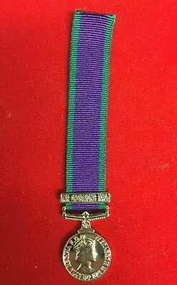 General Service Medal GSM With Air Operations Iraq Clasp Bar Miniature • £7