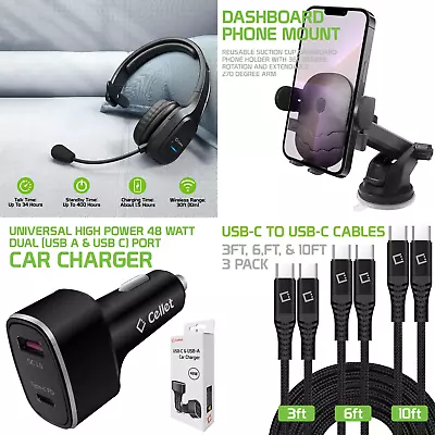 For Apple IPhone 15 Pro Max Plus | Trucker Travel Kit: Headset Mount Charger • $65.99