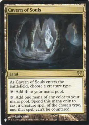 MTG: The List Reprints: Cavern Of Souls: Lightly Played Condition • $39